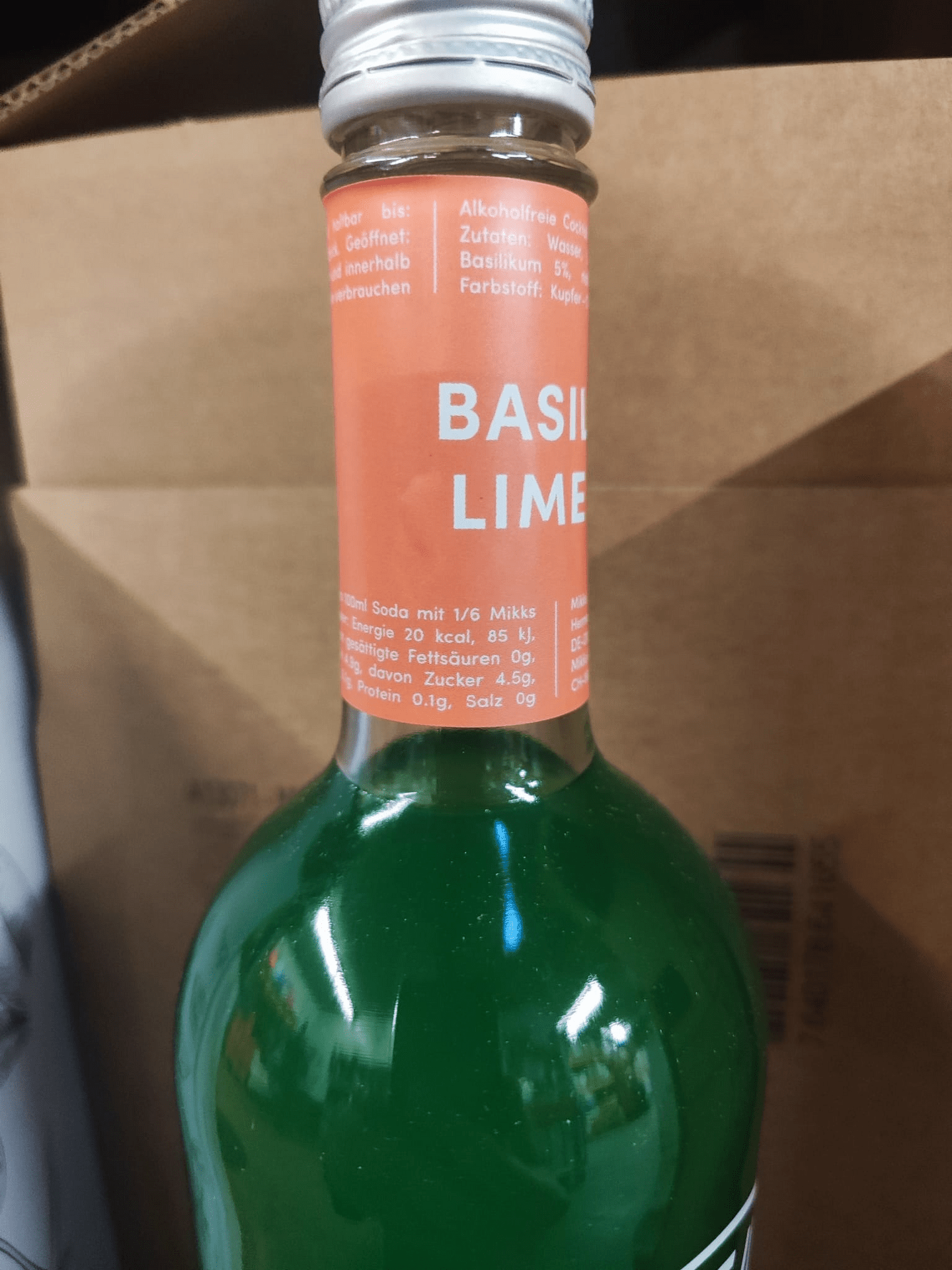Mikks Drink Mixer Basil Lime 