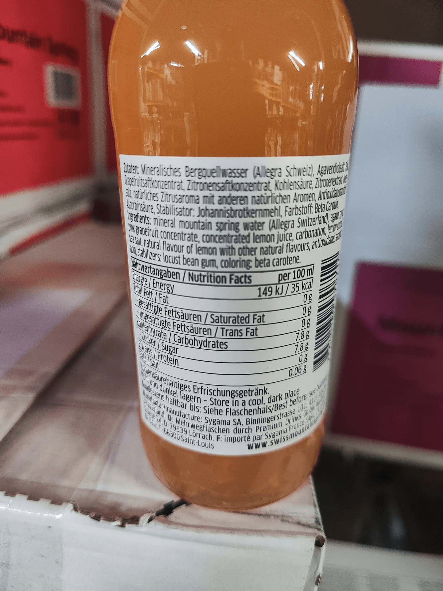 Swiss Mountain Spring Salty Grapefruit 20cl