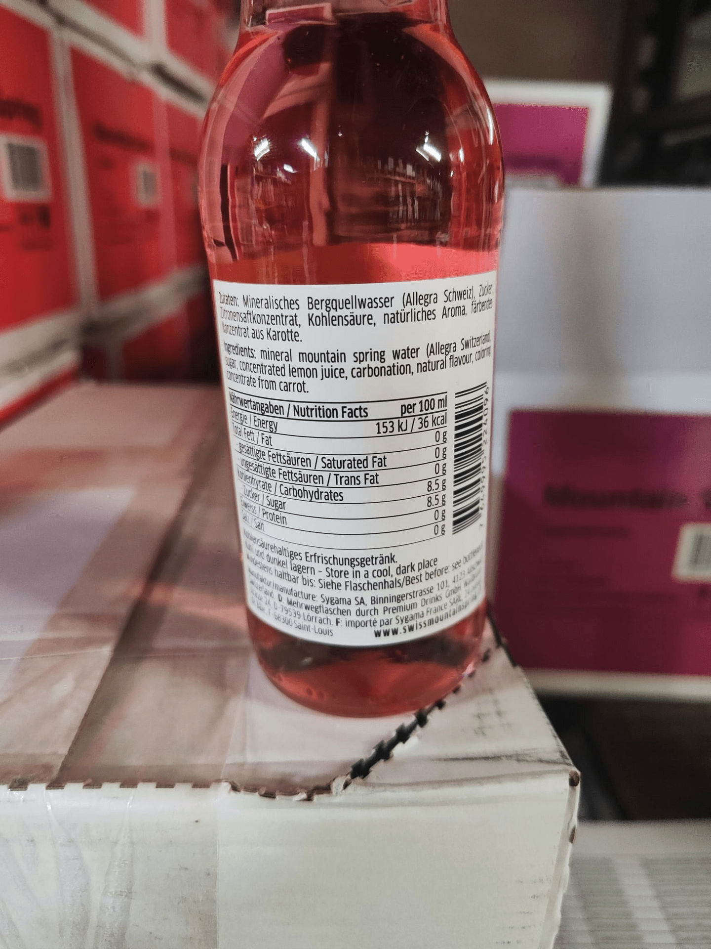 Swiss Mountain Spring Red Berry Lemonade