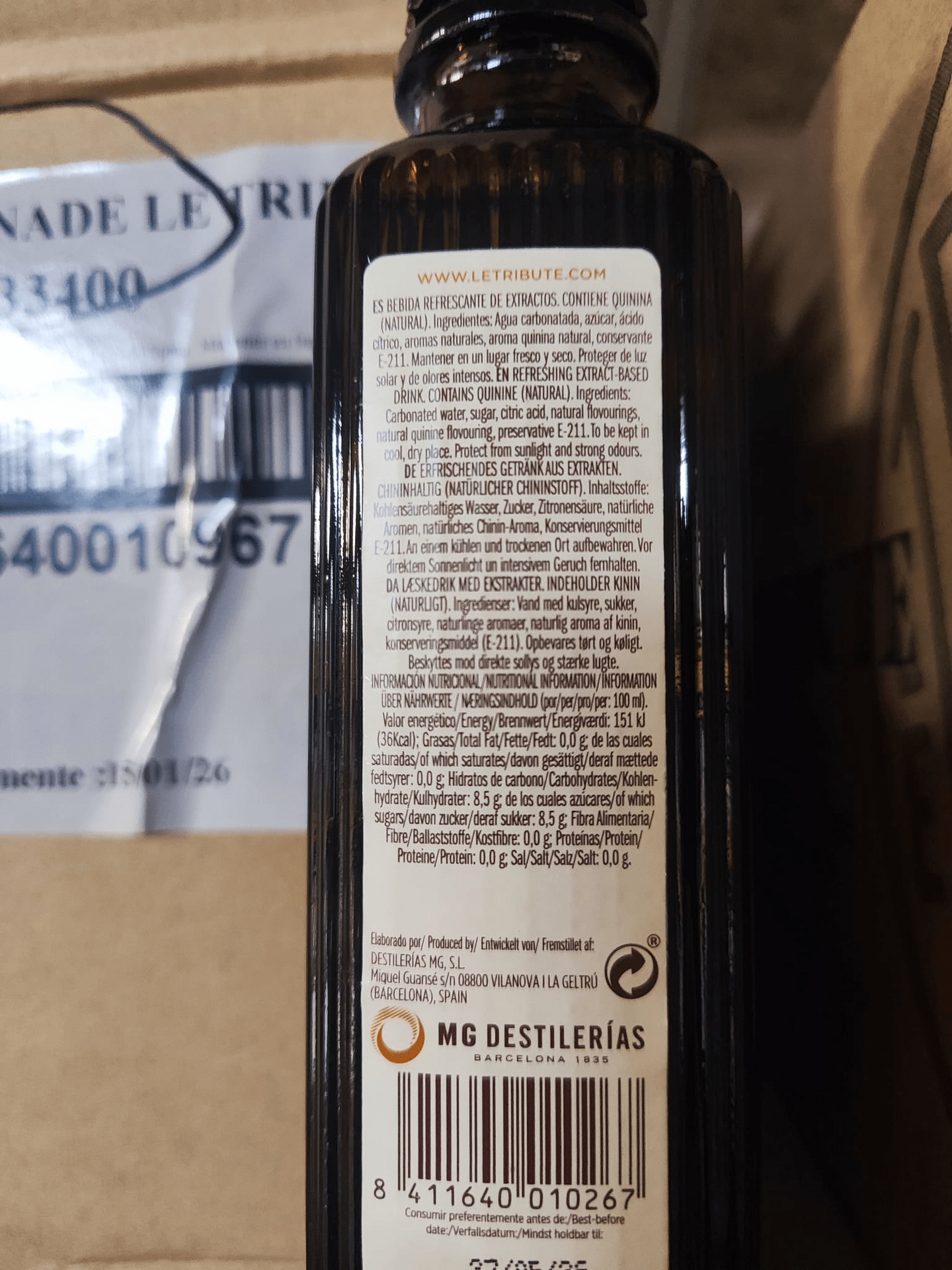 Le Tribute Tonic Water