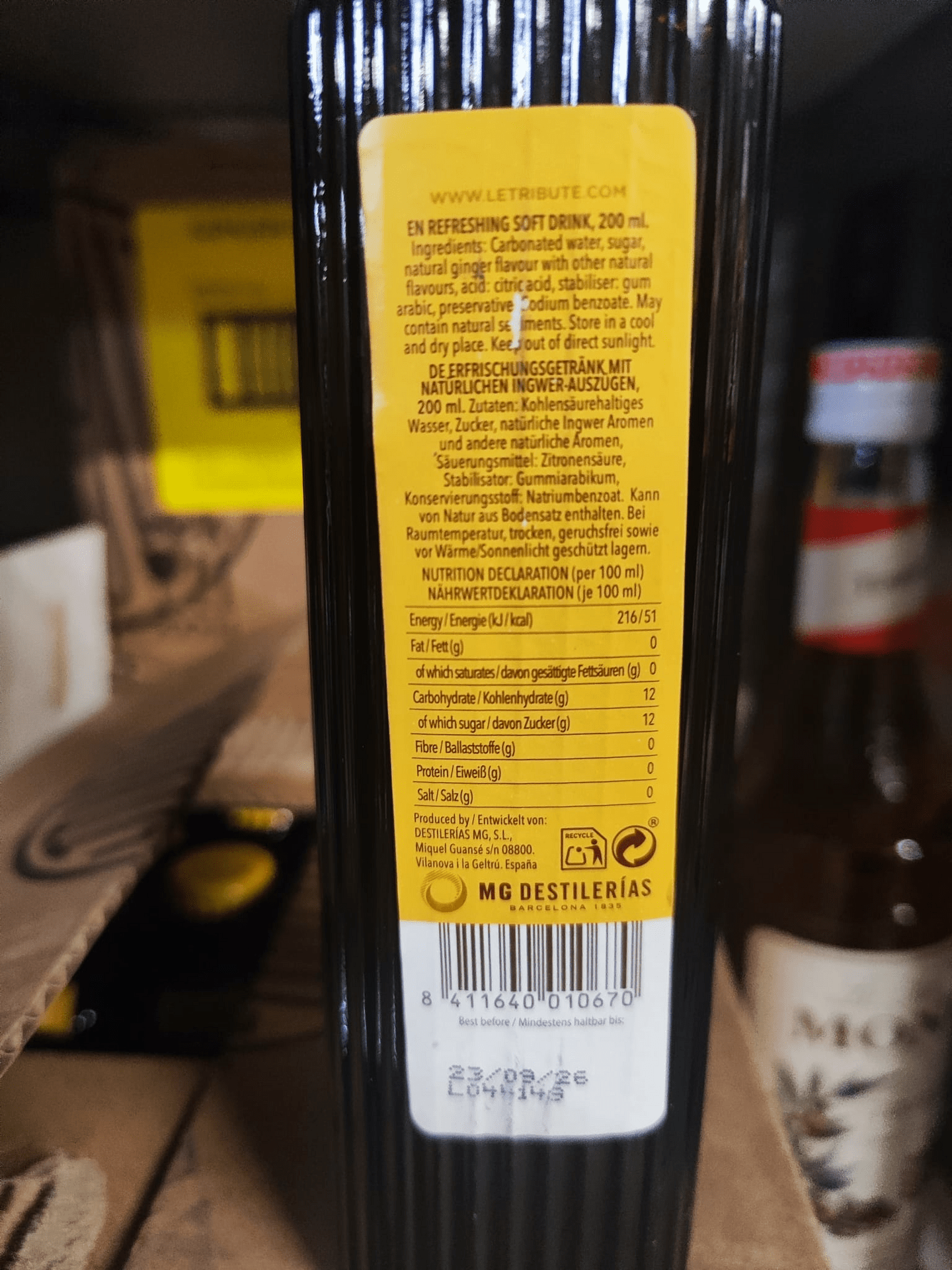 Le Tribute Ginger Beer