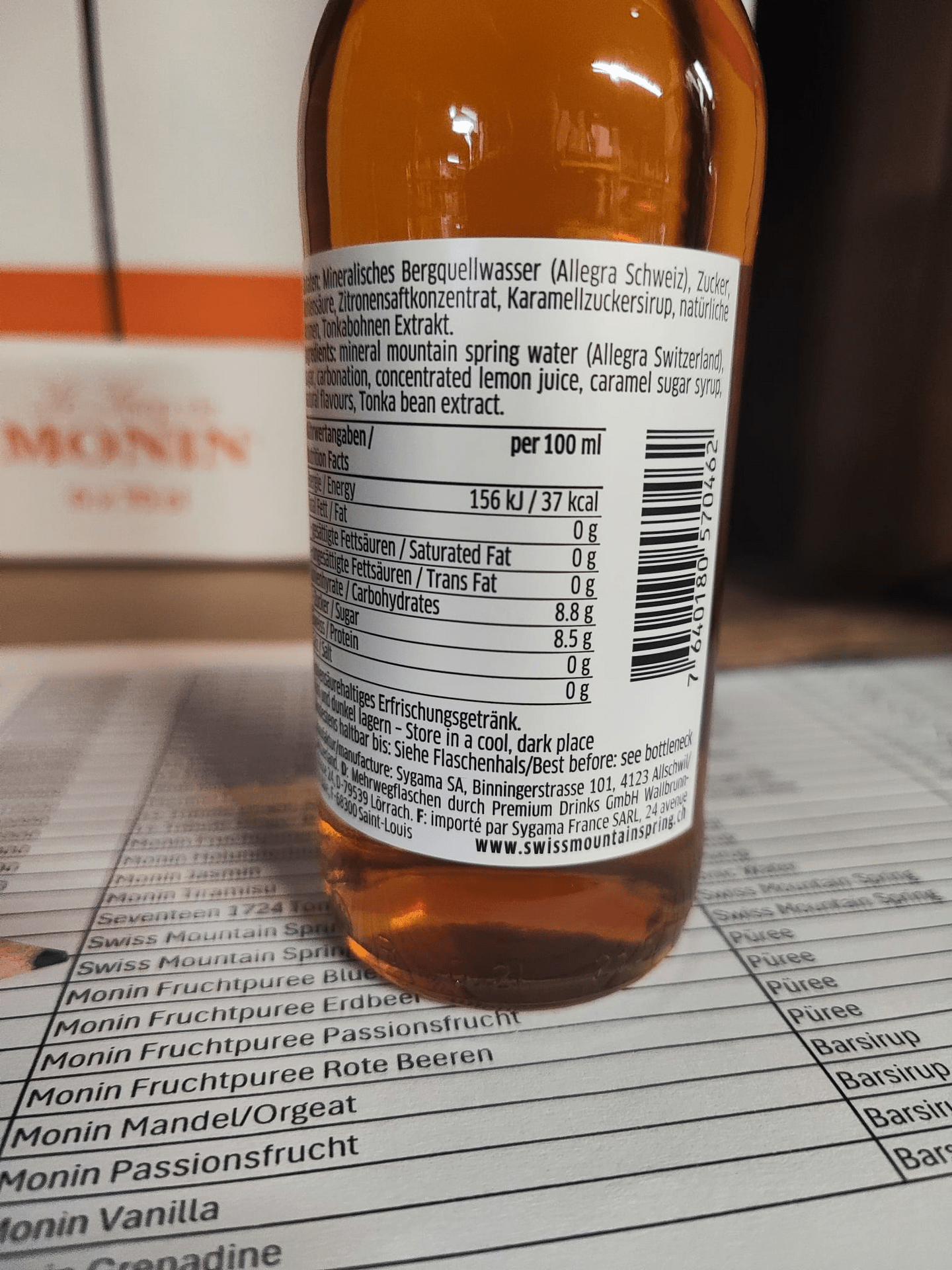 Swiss Mountain Spring Peppered Cherry Lemonade