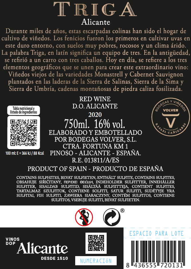 Triga Alicante DO