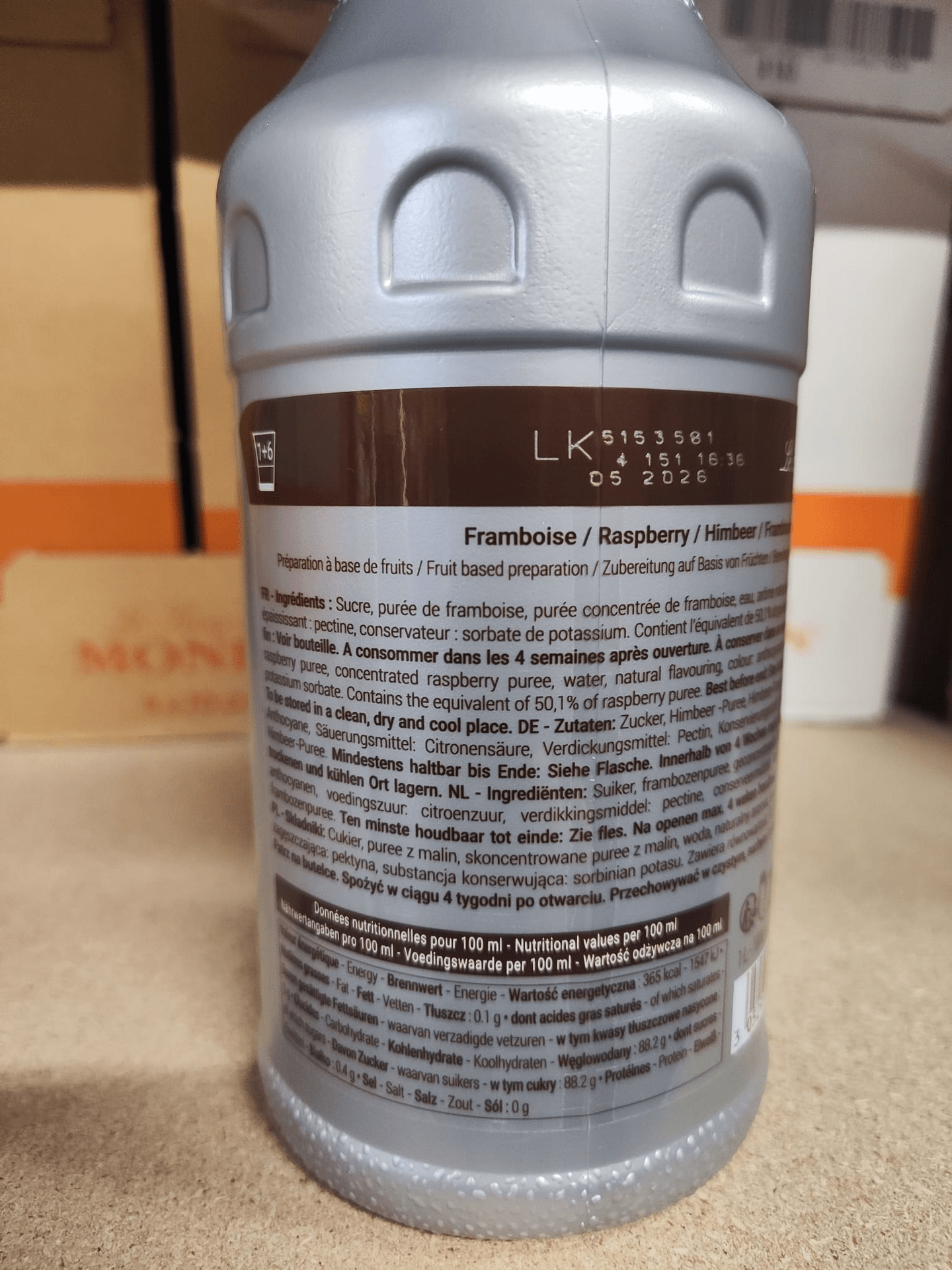 Monin Fruchtpuree Himbeere