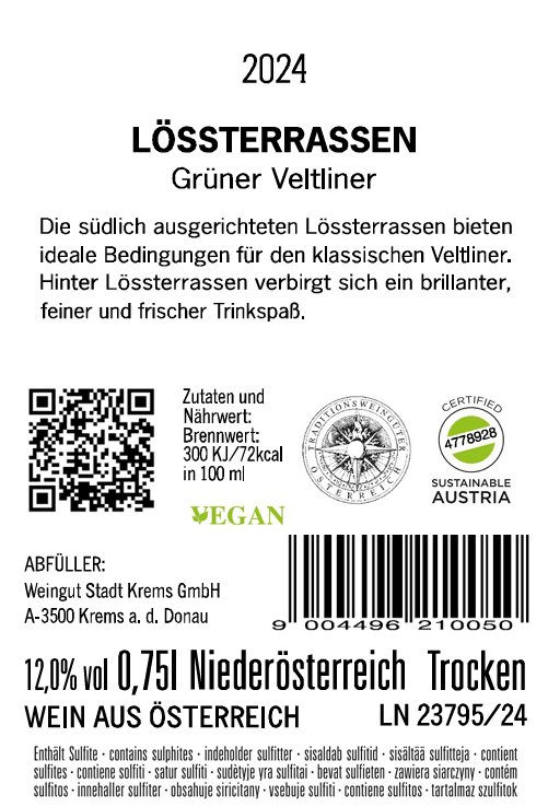 Grüner Veltliner Lössterrassen