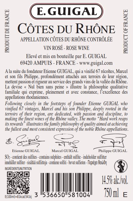 Côtes-du-Rhône AC rosé 