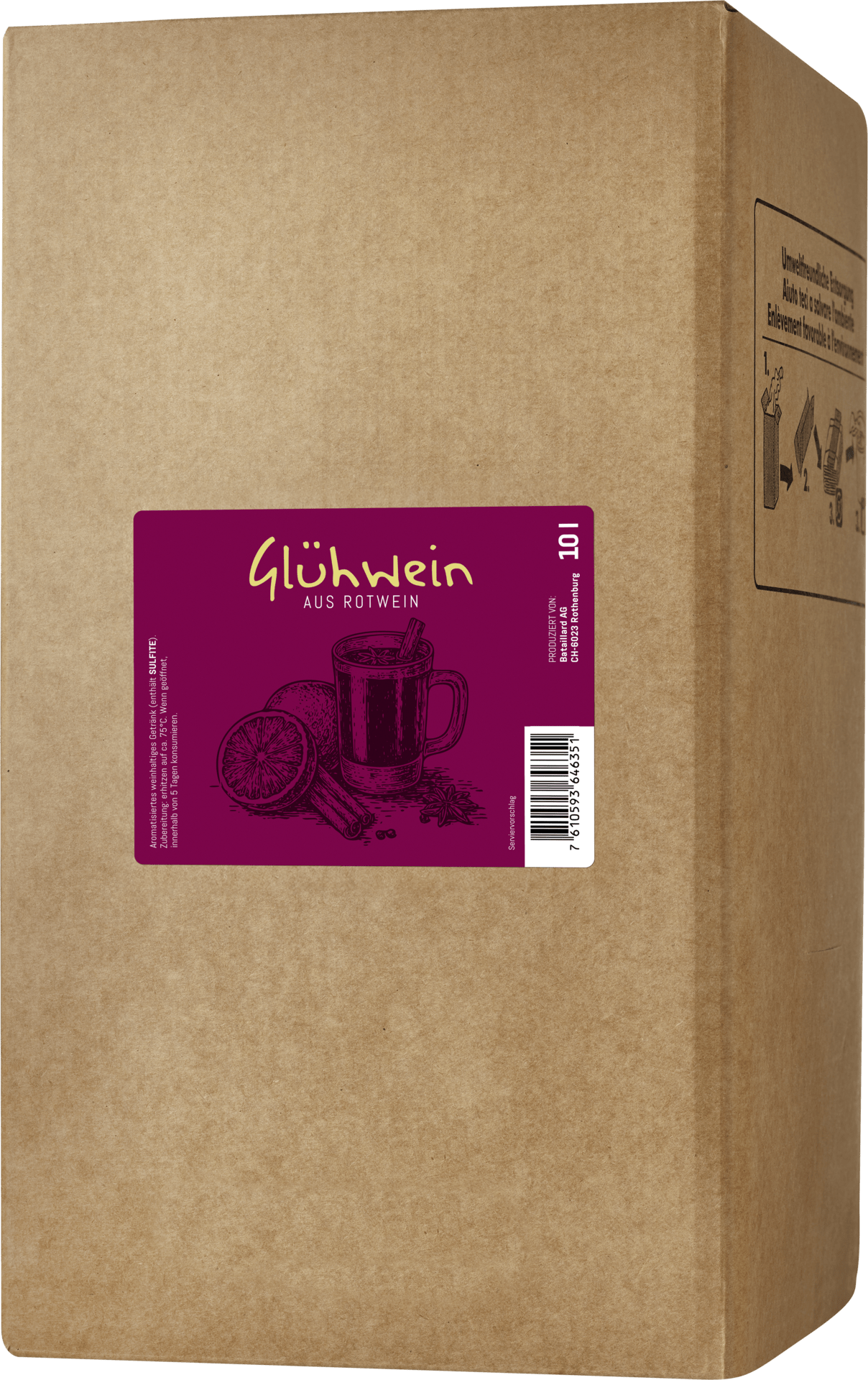 Glühwein mit Rotwein