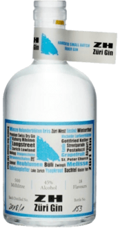 ZH Züri Gin 45%  50cl