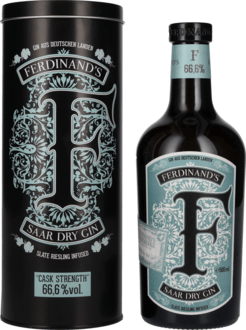 Ferdinand's Saar Dry Cask Strength Gin 66,6%  50cl