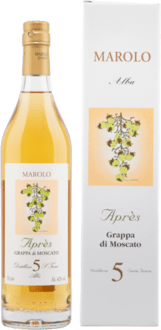 Grappa Marolo Moscato Après 42%   70cl