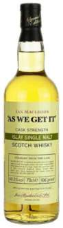 AS WE GET IT Islay Malt 60.5%  70cl
