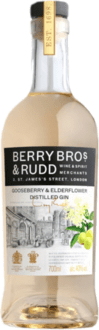 Berry Bros.& Rudd Gooseberry & Elderflower 40%  70cl