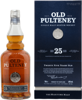Old Pulteney 25 years old  46%  70cl