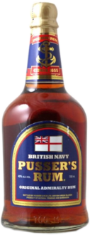 Pusser's Blue Label Original Admirality 40%  70cl