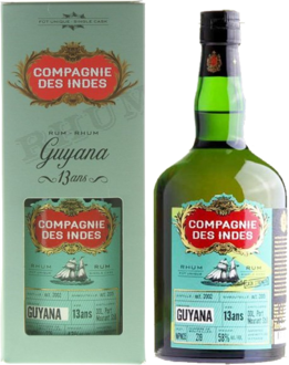 Compagnie des Indes Guyana Diamond 13y 59.6%  70cl