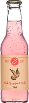 Three Cents Pink Grapefruit Soda
