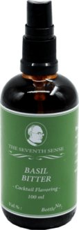 The Seventh Sense Basilikum Bitters 38.6%  10cl