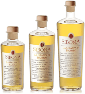 Sibona Grappa di Barolo 42%  50cl