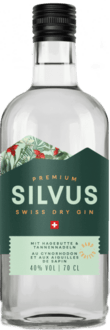 Silvus Dry Swiss Gin 40%  70cl
