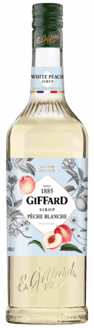 Giffard Weisser Pfirsich Sirupe
