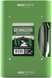 Goldwaescher Swiss Rye Whisky ecoSpirits 41%  450cl