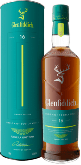 Glenfiddich 16yo Old Aston Martin F1l 43%  70cl