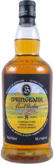 Springbank Local Barley 8yo 2025 Release 58.1%  70cl