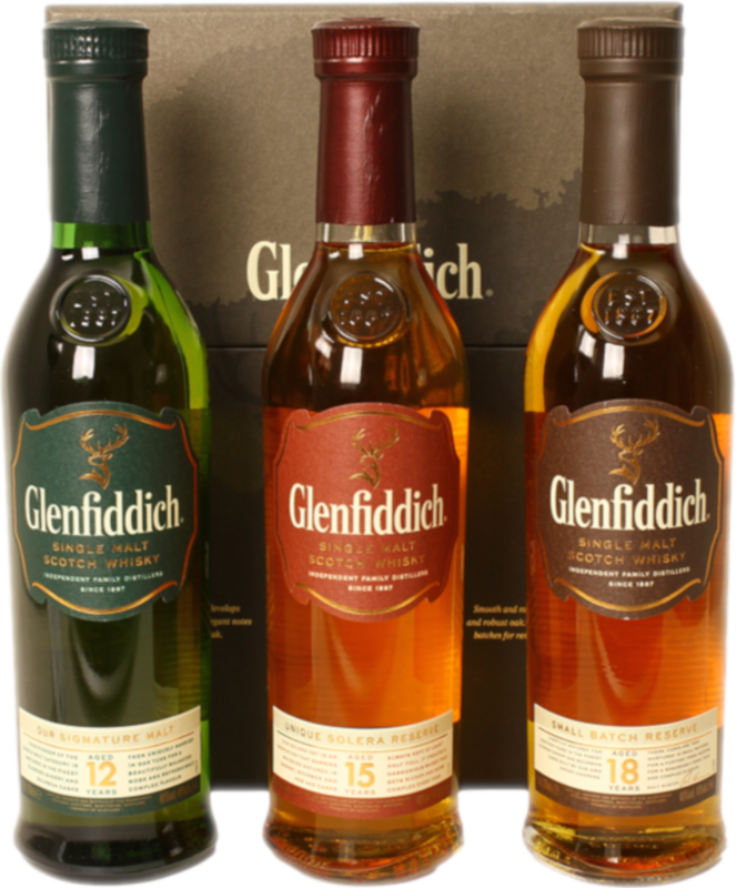 Glenfiddich 12/15/18yo Mix Pack 43%