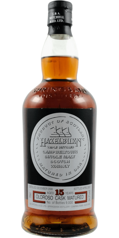 Hazelburn 15yo Oloroso Sherry 2006/2022 54.2%