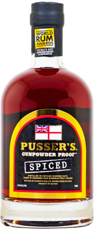 Pusser's British Navy Spiced Rum 54.5%