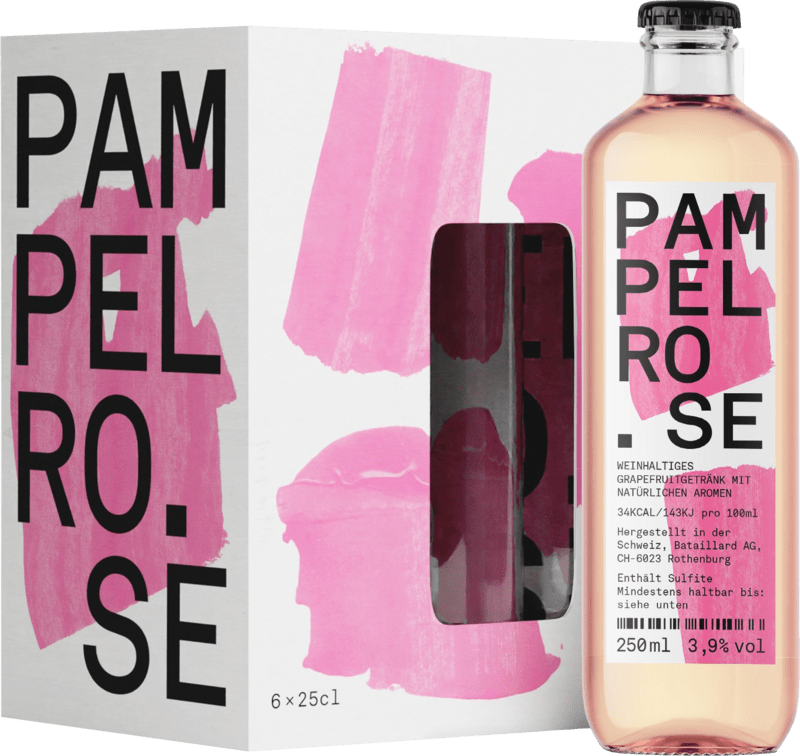 Grapefruitgetränk mit Wein und natürlichen Aromen