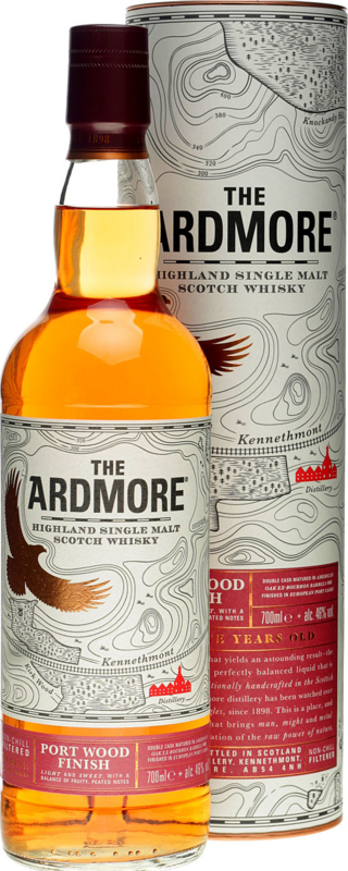 Ardmore 12 years Old Portwood Finish 46% 