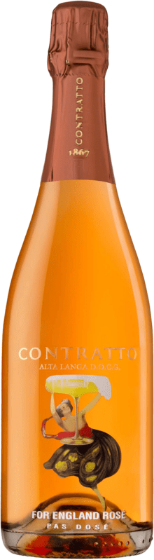 Spumante Rosé Alta Langa DOCG For England Bio